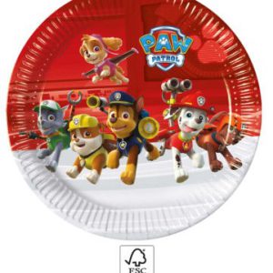 Mancs Őrjárat Ready For Action papírtányér 8 db-os 23 cm FSC