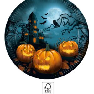 Halloween Sensations papírtányér 8 db-os 23 cm FSC
