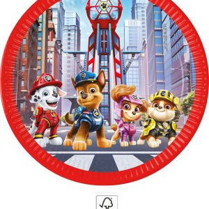 Mancs Őrjárat The Movie papírtányér 8 db-os 23 cm FSC