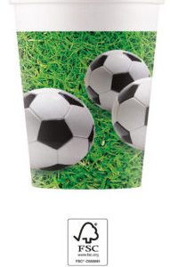 Focis Soccer Field papír pohár 8 db-os 200 ml FSC