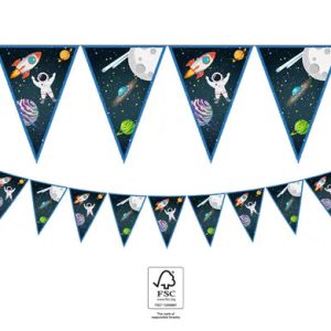 Űr Rocket Space zászlófüzér FSC 2,3 m