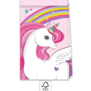 Unikornis Rainbow Colors papírzacskó 4 db-os FSC