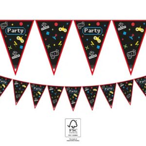 Gaming Party zászlófüzér FSC 2,3 m