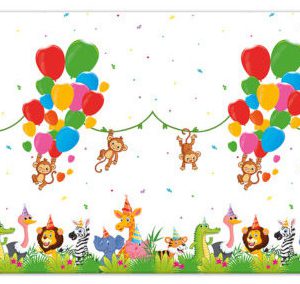 Dzsungel Balloons műanyag asztalterítő 120x180 cm