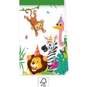 Dzsungel Balloons papírzacskó 4 db-os FSC