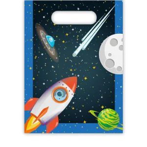 Űr Rocket Space ajándéktasak, ajándékzacskó 6 db-os