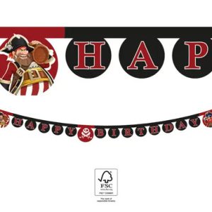 Kalóz Island Happy Birthday felirat FSC 2 m