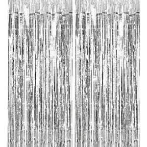 Ezüst Silver ajtónyílásba való függöny 2 m