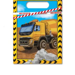 Építkezés Grabber ajándéktasak, ajándékzacskó 6 db-os