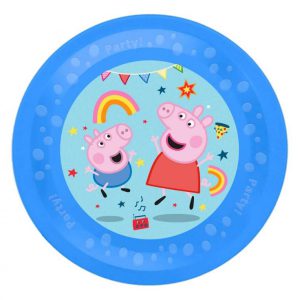 Peppa malac Messy Play micro prémium műanyag lapostányér 21 cm