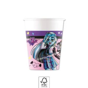 Monster High Friends papír pohár 8 db-os 200 ml FSC