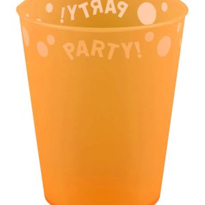 Narancssárga Orange micro prémium műanyag pohár 250 ml