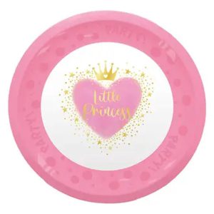 Hercegnők Little Princess micro prémium műanyag lapostányér 21 cm