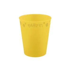 Sárga Yellow micro prémium műanyag pohár 250 ml