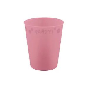 Rózsaszín Pastel Pink micro prémium műanyag pohár 250 ml