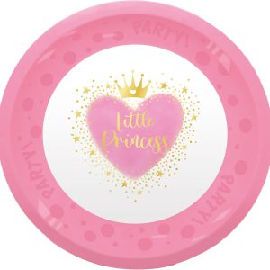 Hercegnők Little Princess micro prémium műanyag lapostányér 4 db-os szett 21 cm
