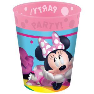 Disney Minnie Makes Me Smile micro prémium műanyag pohár szett 4 db-os 250 ml