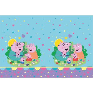 Peppa malac With Love műanyag asztalterítő 120x180 cm