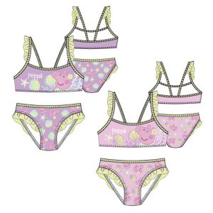 Peppa malac Shell gyerek fürdőruha, bikini 3 - 6 év / 98 - 116 cm