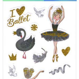 Balett, Balerina Gold matrica szett