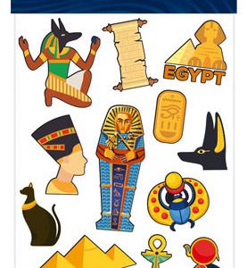 Utazás, Egyiptom matrica szett
