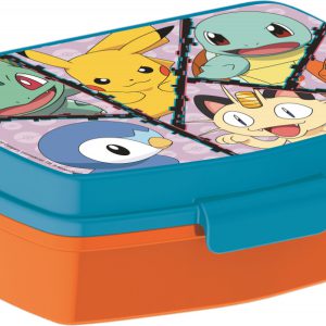 Pokémon Battle funny műanyag szendvicsdoboz
