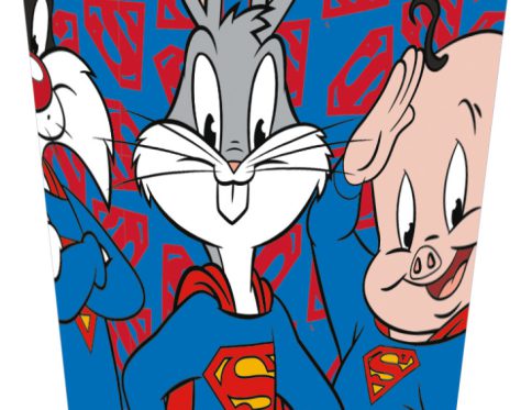 Bolondos dallamok Warner 100 műanyag pohár 260 ml