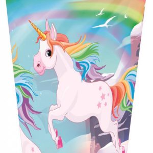 Unikornis Rainbow műanyag pohár 260 ml