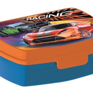 Racing Power Orange funny műanyag szendvicsdoboz