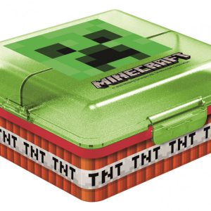Minecraft Creeper több rekeszes uzsonnás doboz, szendvicsdoboz
