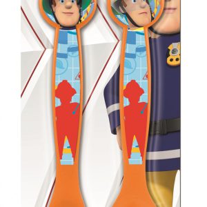 Sam a tűzoltó Rescue Mission műanyag evőeszköz készlet - 2 darabos