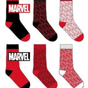 Marvel Red férfi zokni 39-46
