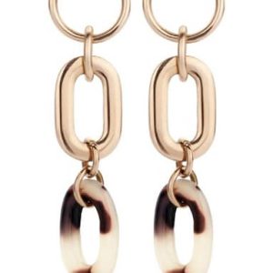 Victoria Rose gold színű színes fülbevaló