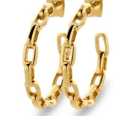 Victoria Arany színű lánc mintás fülbevaló