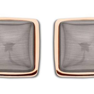 Victoria Rose gold színű barna köves fülbevaló