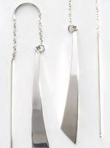 Victoria Ezüst színű szablya fülbevaló